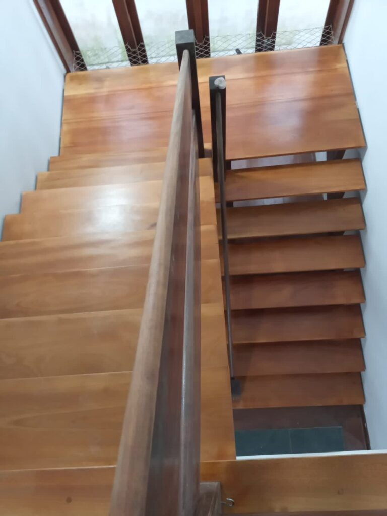 Escada restaurada em São Paulo